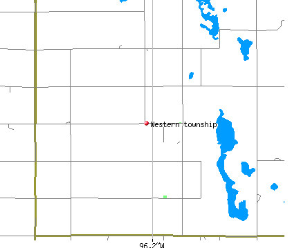 Western township, MN map