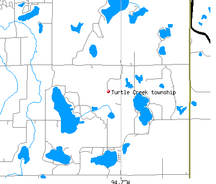Turtle Creek township, MN map
