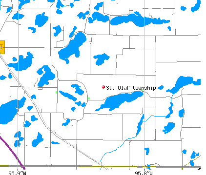 St. Olaf township, MN map
