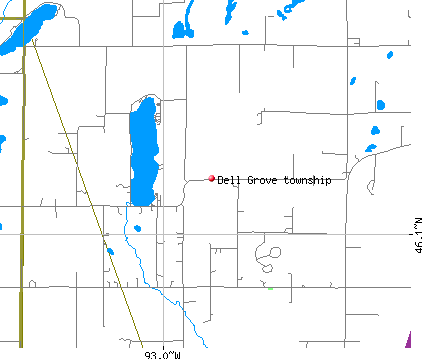 Dell Grove township, MN map