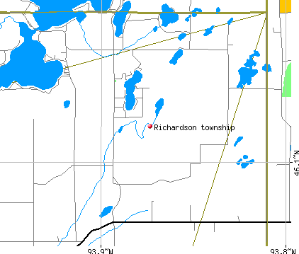 Richardson township, MN map