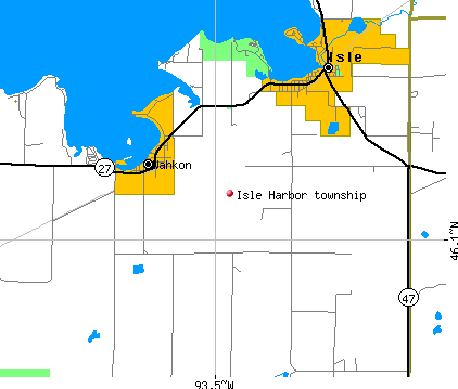 Isle Harbor township, MN map