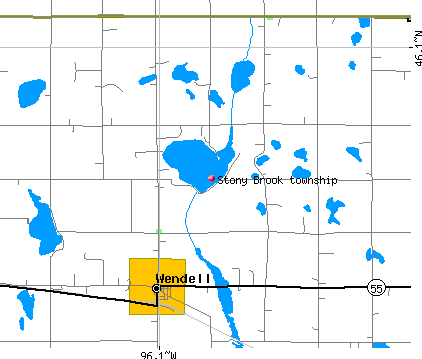 Stony Brook township, MN map