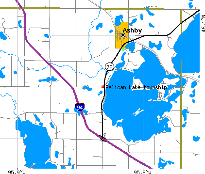 Pelican Lake township, MN map