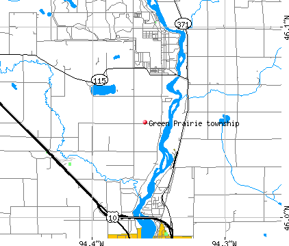 Green Prairie township, MN map