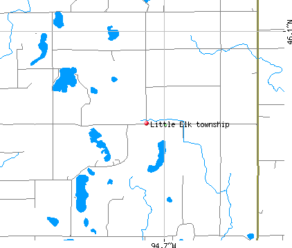 Little Elk township, MN map