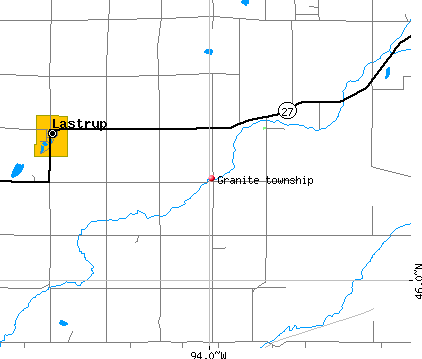 Granite township, MN map