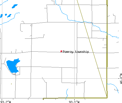Pomroy township, MN map