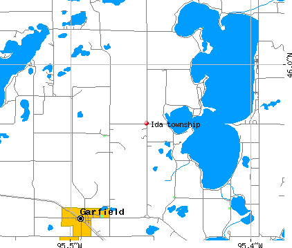 Ida township, MN map
