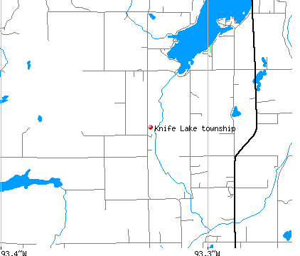 Knife Lake township, MN map