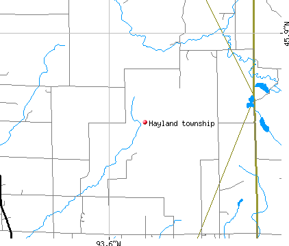 Hayland township, MN map