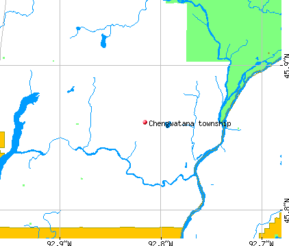 Chengwatana township, MN map