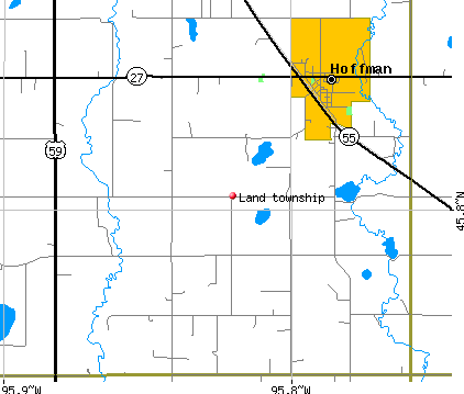 Land township, MN map