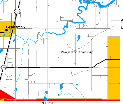 Royalton township, MN map