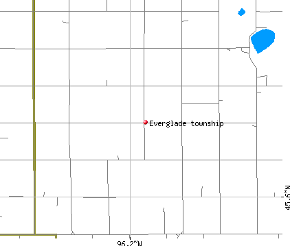 Everglade township, MN map