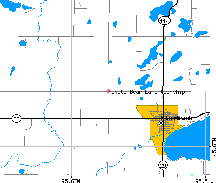 White Bear Lake township, MN map