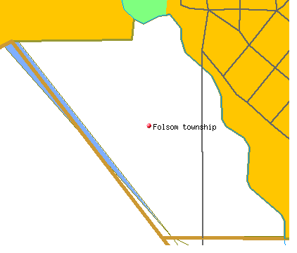 Folsom township, MN map