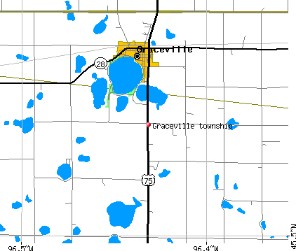 Graceville township, MN map