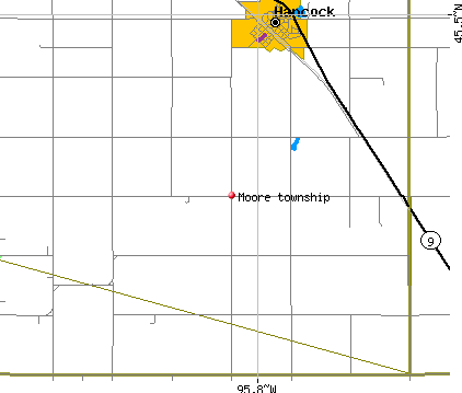 Moore township, MN map