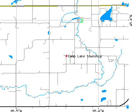 Camp Lake township, MN map