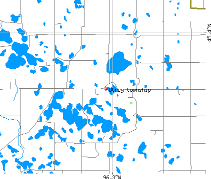 Otrey township, MN map