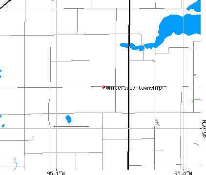 Whitefield township, MN map