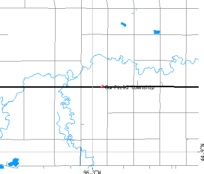 Garfield township, MN map