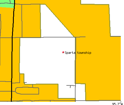 Sparta township, MN map