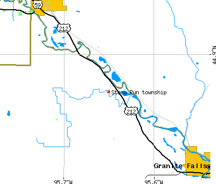 Stony Run township, MN map