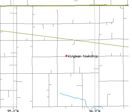 Kingman township, MN map
