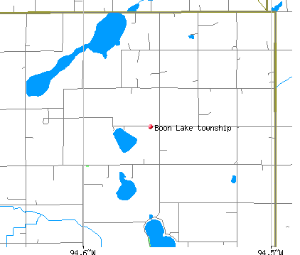 Boon Lake township, MN map