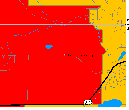 Chaska township, MN map