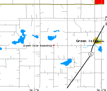 Green Isle township, MN map