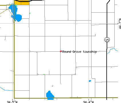 Round Grove township, MN map