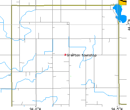 Grafton township, MN map