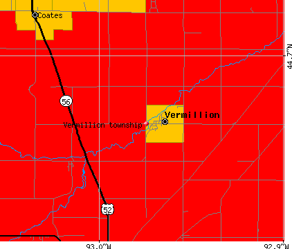 Vermillion township, MN map