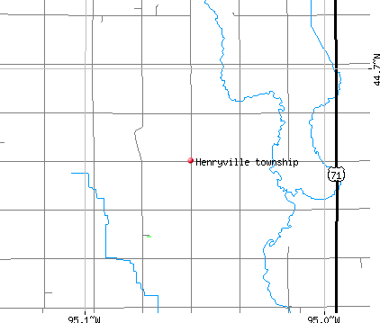 Henryville township, MN map