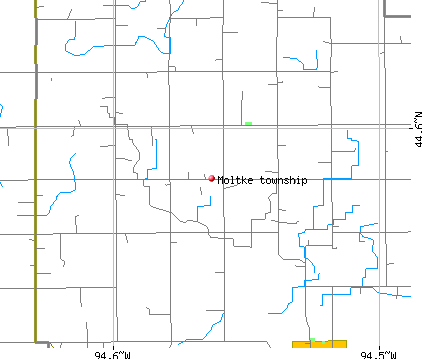 Moltke township, MN map