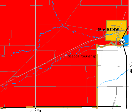 Sciota township, MN map