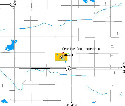 Granite Rock township, MN map