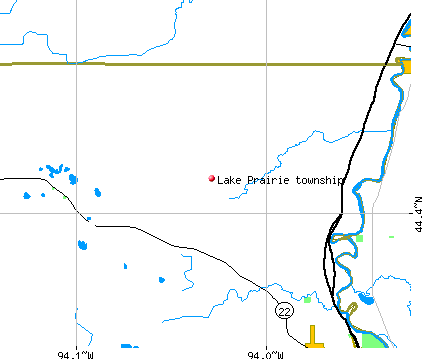 Lake Prairie township, MN map