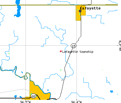 Lafayette township, MN map